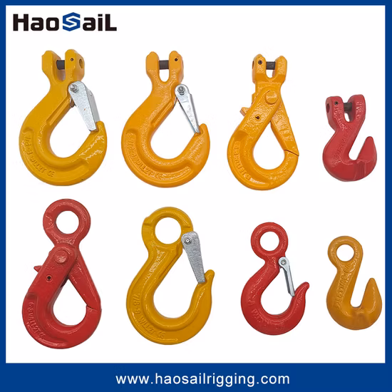G80 Clevis Sling Hook with Latch for Lifting