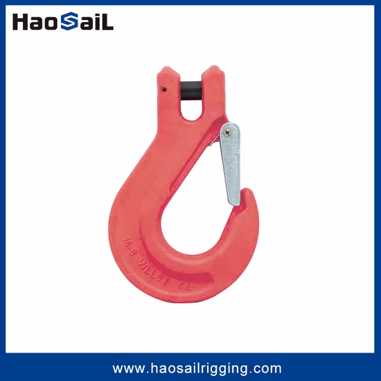 G80 Clevis Sling Hook with Latch for Lifting