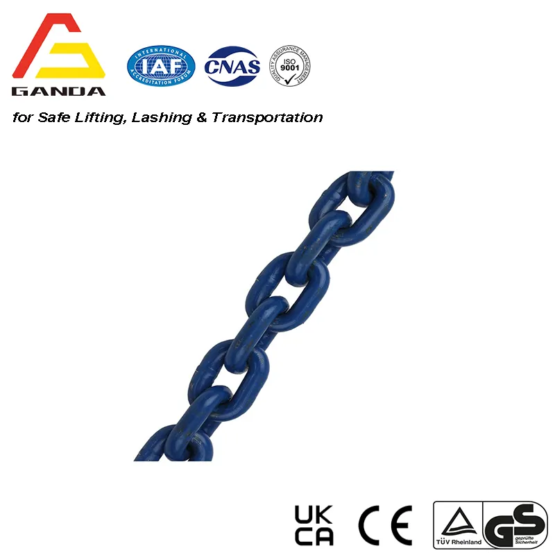 G100 Chain Lifting Sling Two Leg Chainsling C/W Latch Hooks