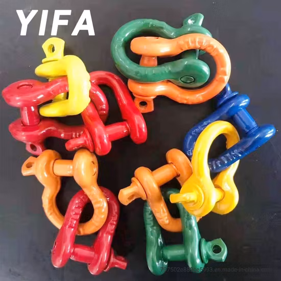 Rigging Hardware Us Type Screw Pin Anchor Shackle Bow Shackle G209 Shackle