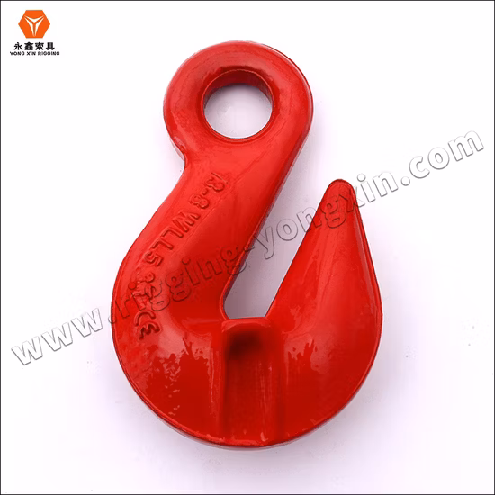 G80 High Quality Rigging of Drop Forged Alloy Steel Chain Shortening Lifting Eye Grab Hook with Wing