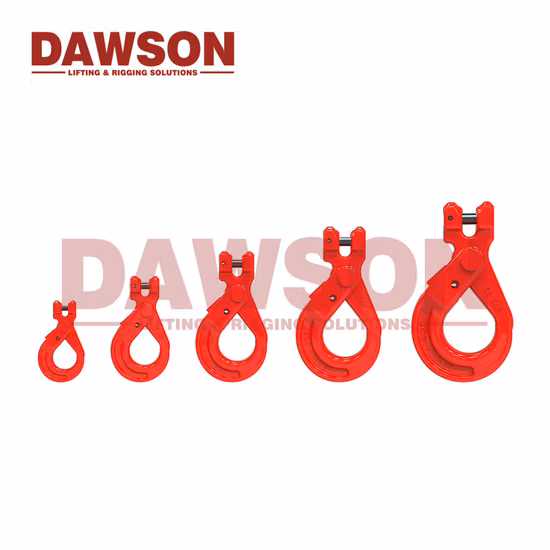 Wd 738 Hot Sale Factory G100 G80 New Type Clevis Selflock Hook for Lifting Chain Slings