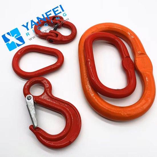 Red Painted Rigging Hardware G80 Clevis Alloy Steel Grab Hook with Wings